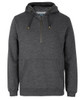 Graphite Marle - Front - S3FHZ - C of C Brass 1/2 Zip Hoodie