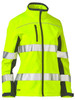 BJL6059T - Womens Taped Two Tone Hi Vis Soft Shell Jacket