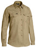 Khaki - Front - BL6414 - Womens X Airflow Ripstop Shirt