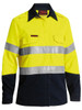 BL8082T - Womens Taped Two-Tone Hi-Vis FR Vented L/S Shirt