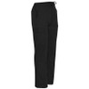 M9710 - Mens Semi-Elastic Waist Tie Solid Colour Scrub Pants - Black - Side