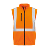 ZJ680 - Unisex Hi Vis 2 in 1 X Back Soft Shell Jacket Vest Front