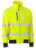 BJ6979T - Taped Hi Vis Soft Shell Bomber Jacket