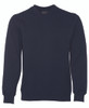 Navy - Front - 3FSV - JB's V NECK FLEECY SWEAT