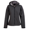 Marl Charcoal-Charcoal - JK34 ASPEN Softshell Hood Jacket Ladies - Winning Spirit