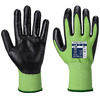 Green-Black - A645 Gloves Green Cut - Nitrile Foam - Portwest