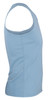 A light blue men's singlet featuring a simple design and a branding logo on the side.