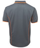 Grey / Orange - Alternate - 7PIP - Podium S/S Piping Polo -2Xs