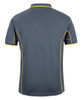Grey / Yellow - Alternate - 7PIP - Podium S/S Piping Polo -2Xs