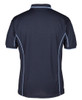Navy / Light Blue - Alternate - 7PIP - Podium S/S Piping Polo -2Xs