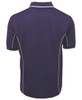 Purple / White - Alternate - 7PIP - Podium S/S Piping Polo -2Xs