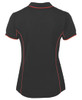 Black / Red - Alternate - 7LPI - Podium Ladies Piping Polo -08
