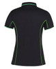 Black / Pea Green - Alternate - 7LPI - Podium Ladies Piping Polo -08
