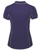 Purple / White - Alternate - 7LPI - Podium Ladies Piping Polo -08