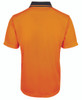 Orange / Black - Alternate - 6HJNC - JB's HV 4602.1 JACQUARD NON CUFF POLO