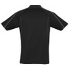 P303MS - Blade Mens Polo - Black/Silver - Back