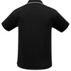 Black / White - Back - P3200 - Mens Elite Polo - Biz Collection