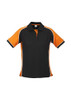 Black/Orange/White - P10122 - Ladies Nitro Polo - Biz Collection