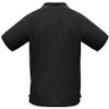 E-P9900 - Mens Resort Polo - Black-Charcoal - Back