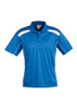 Royal/White - P244MS - Mens United Short Sleeve Polo - Biz Collection