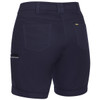 Navy - Back - BSHL1015 - Womens Stretch Cotton Short - Bisley Workwear