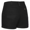 Black - Back  - BSHL1045 - Womens Flex and Move Short Short - Bisley Workwear