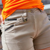 Model - Stone - BSHL1045 - Womens Flex and Move Short Short - Bisley Workwear