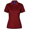 E-PS60 - Ladies Lucky Bamboo Polo - Ruby