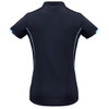 Navy / Sky - Back - P405LS - Ladies Razor Polo - Biz Collection