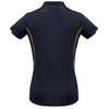 Navy / Gold - Back - P405LS - Ladies Razor Polo - Biz Collection