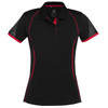 Black / Red - Front - P405LS - Ladies Razor Polo - Biz Collection