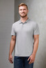 P501MS - Mens Shadow Polo - Silver Grey - Model