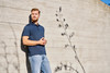 P501MS - Mens Shadow Polo - Carbon Blue - Model