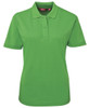 Pea Green - Front - 2LPS - JB's Ladies 210 Polo