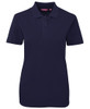 Navy - Front - 2LPS - JB's Ladies 210 Polo