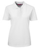 White - Front - 2LPS - JB's Ladies 210 Polo