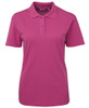 Hot Pink - Front - 2LPS - JB's Ladies 210 Polo