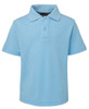 Light Blue - Front - 2KP - JB's Kids S/S 210 Polo