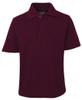 Maroon - Front - 2KP - JB's Kids S/S 210 Polo