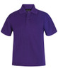 Purple - Front - 2KP - JB's Kids S/S 210 Polo