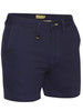 Navy - Front - BSH1008 - Stretch Cotton Drill Short Short