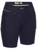 Navy - Front - BSHL1044 - Women's Flx & Move Cargo Short