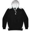 Black / White - Front - 1506 - Mens Paterson Hoodie - Aussie Pacific