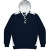 Navy / White - Front - 1506 - Mens Paterson Hoodie - Aussie Pacific