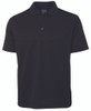 Black - Front - 7SPP - PODIUM S/S POLY POLO