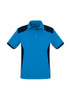 Cyan/Navy - P705MS - Mens Rival Polo - Biz Collection