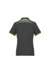 Grey/Fluoro Lime Back - P900LS - Ladies Galaxy Polo - Biz Collection