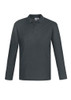 Charcoal - P400ML - Crew Mens L/S Polo - Biz Collection