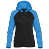 Black-Electric Blue - CFZ-5W Womens Omega Zip Hoodie - STORMTECH