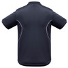 Navy / White - Back - P405MS - Mens Razor Polo - Biz Collection
